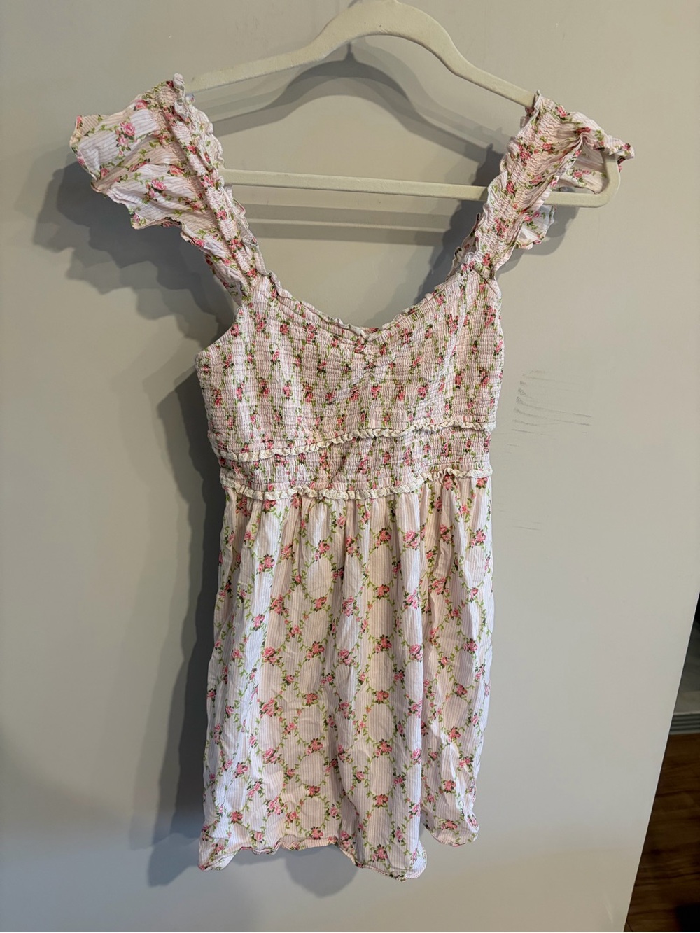 Light pink girly flower dress